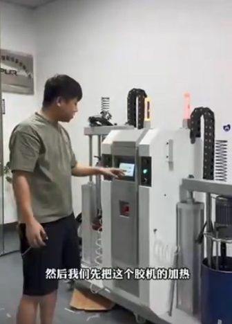 pur热熔打胶机源头厂家，pur胶机提桶教学