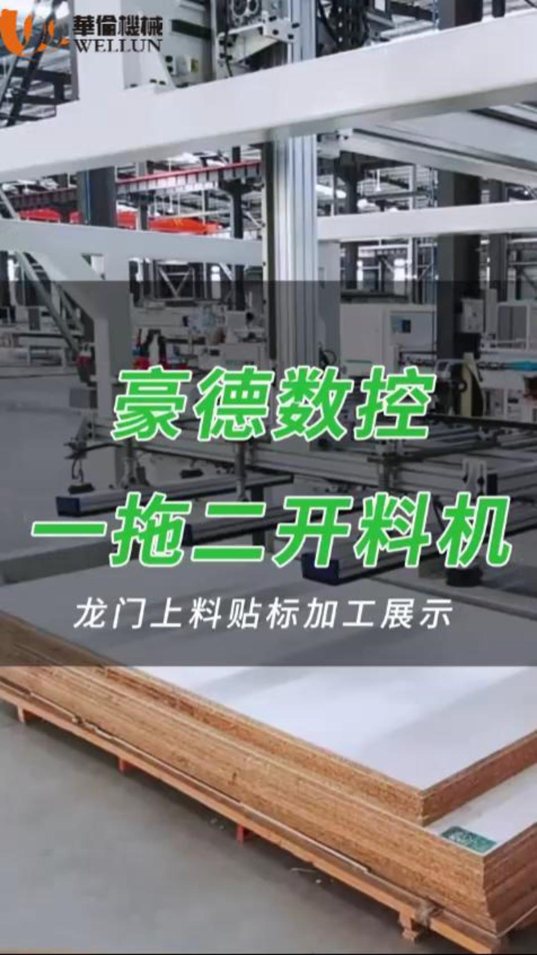 豪德数控一拖二开料机