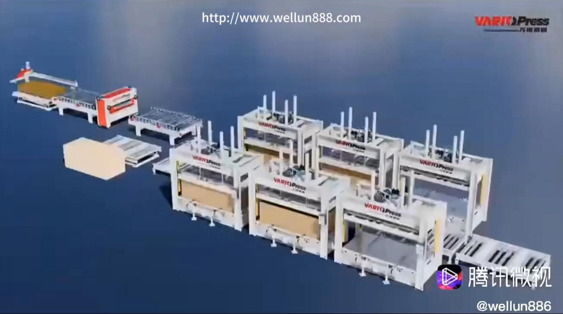 万锐冷压机生产线
