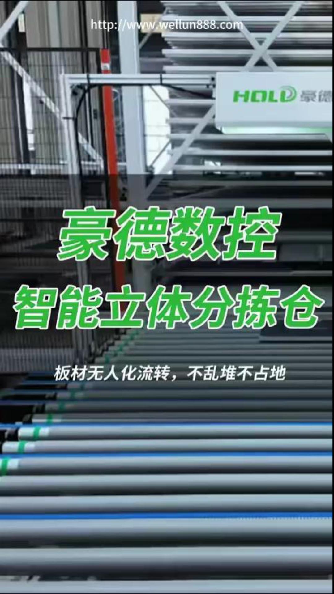 豪德数控智能立体分拣仓#華倫機械#华伦科技#wellun