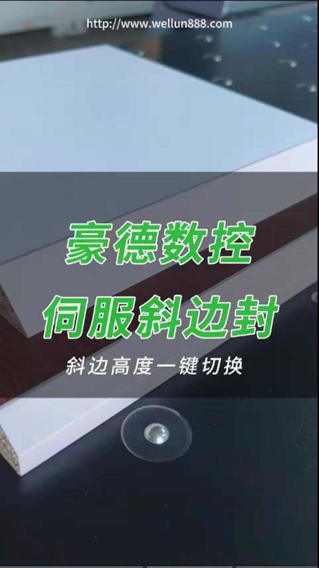豪德数控伺服斜边封#華倫機械#华伦科技#wellun
