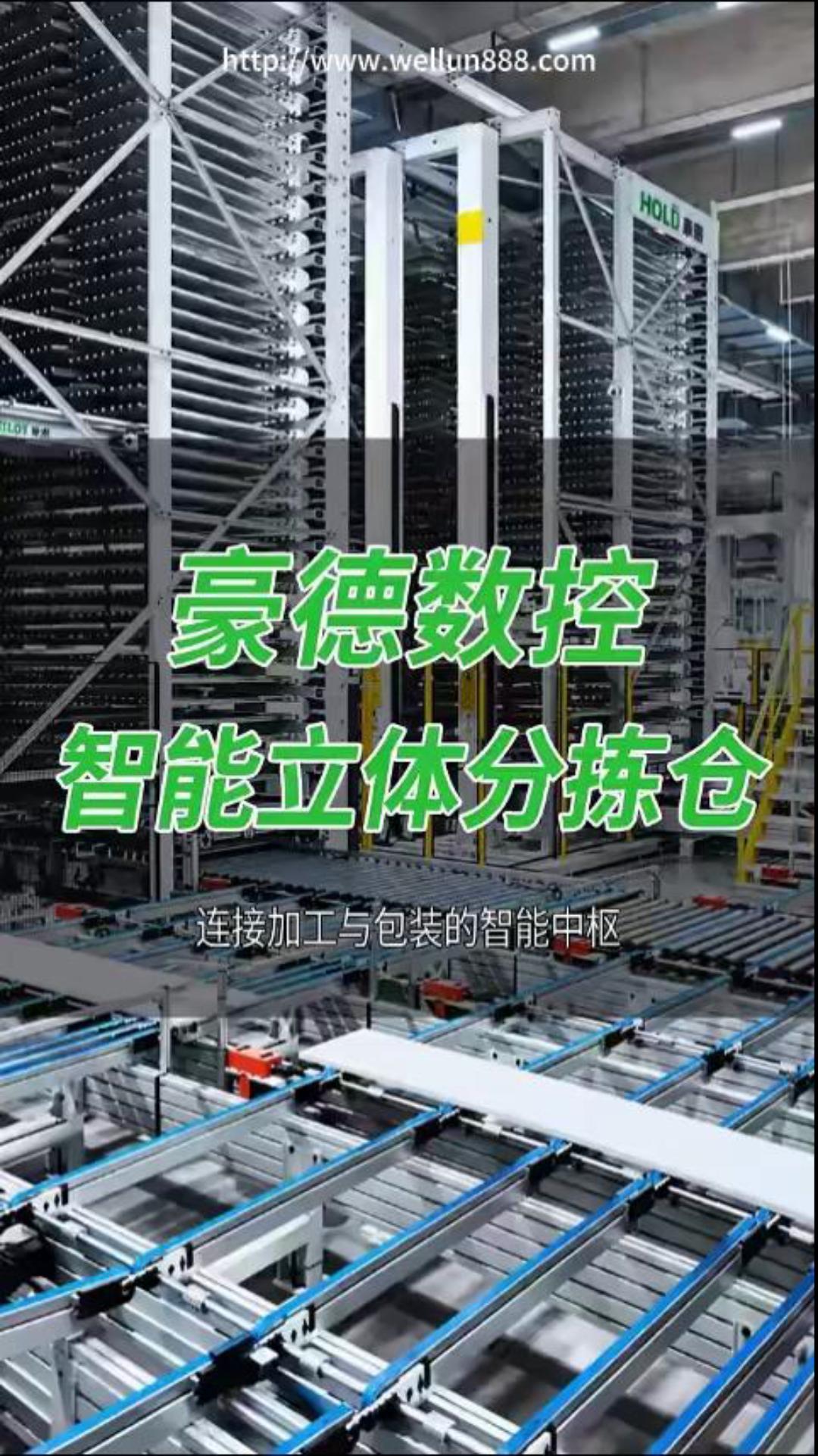 豪德数控智能立体分拣仓2#華倫機械#华伦科技#wellun