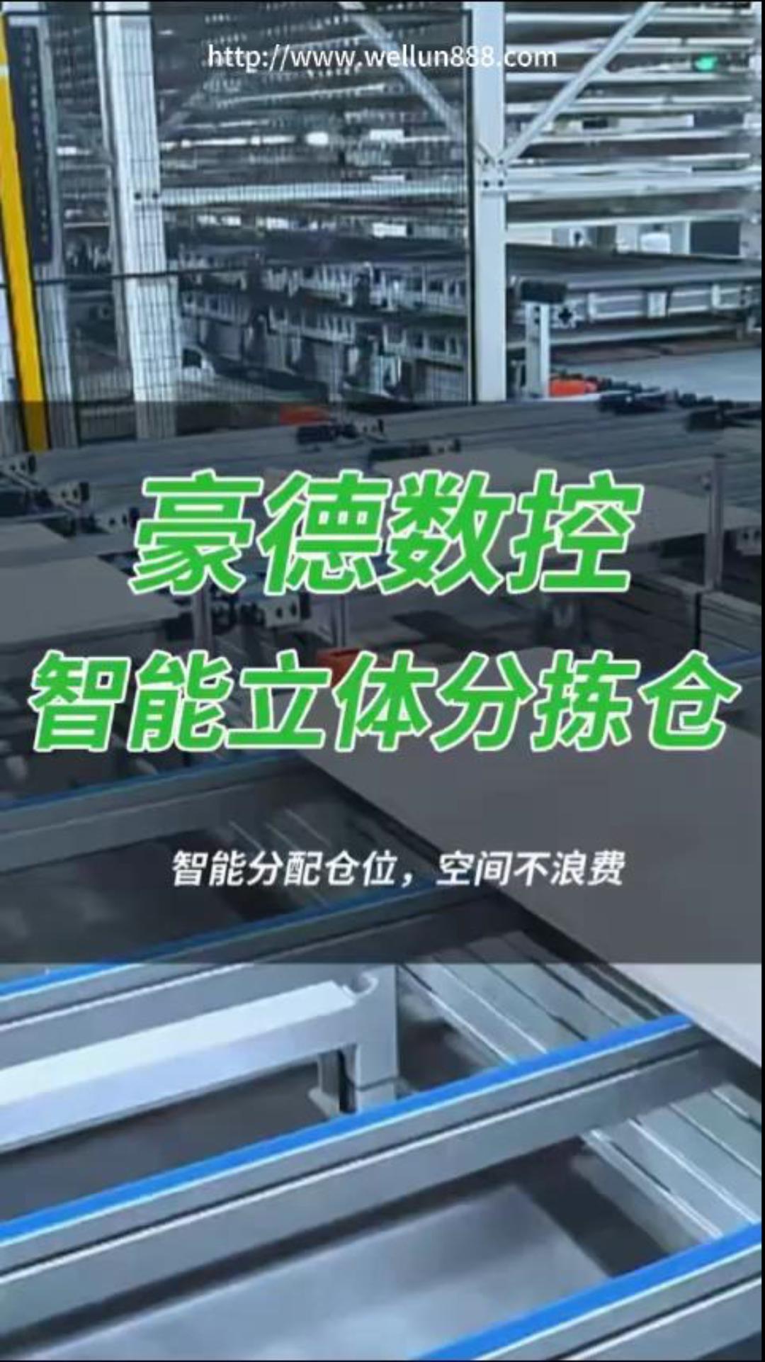 豪德数控智能立体分拣仓#華倫機械#华伦科技#wellun